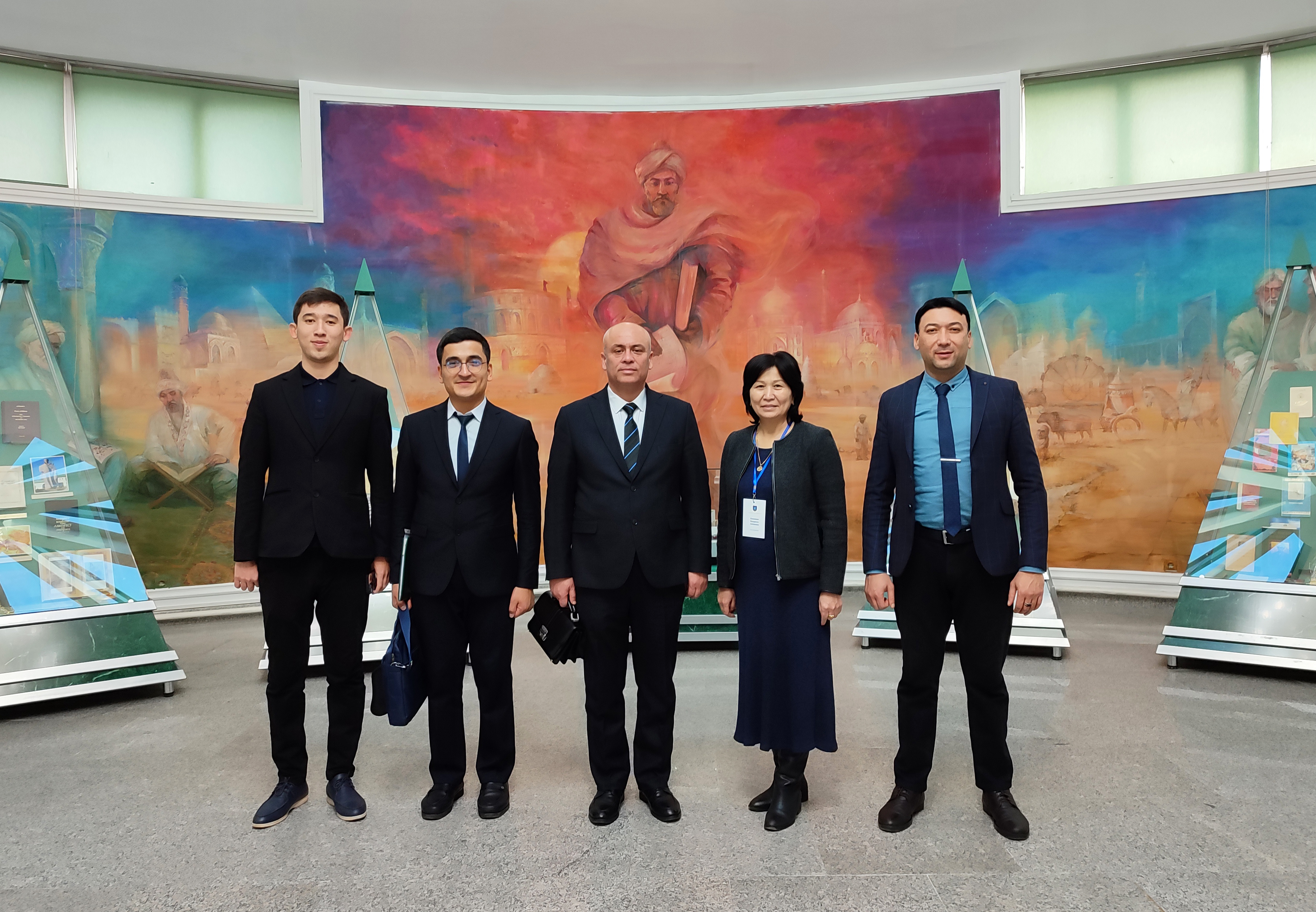The delegation of the Namangan State Pedagogical Institute of Uzbekistan paid a working visit to the al-Farabi Kazakh National University.
