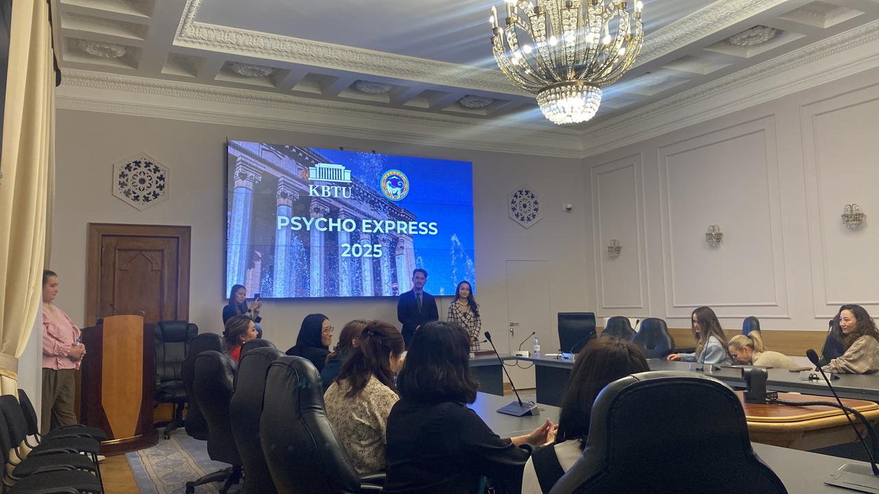 SDG-16: At KBTU University, the psychological event “Psycho Express 2025” was held