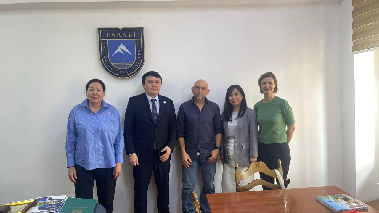 Al-Farabi Kazakh National University hosted a meeting with Professor Christian Sue of Université Grenoble Alpes, France.