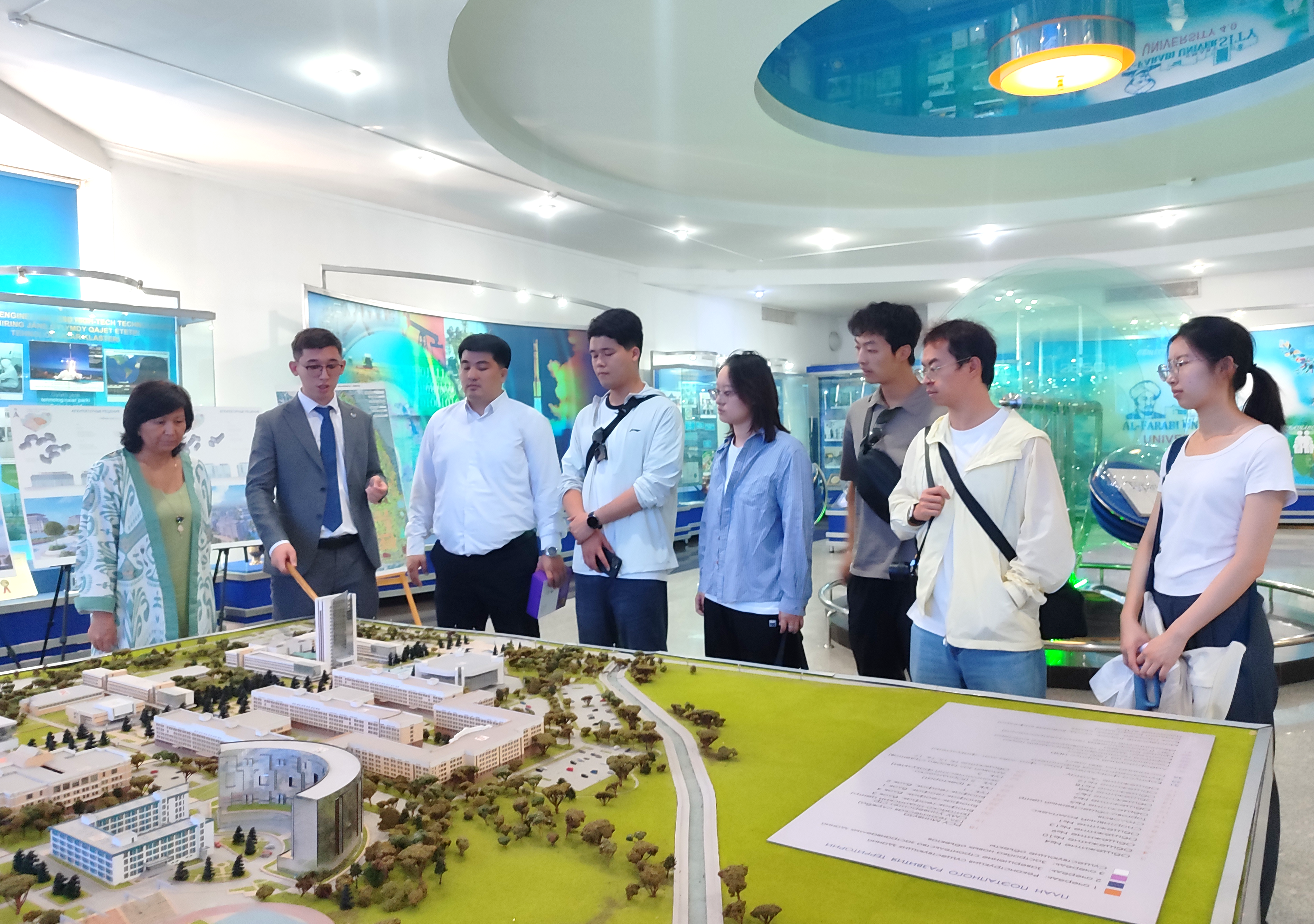 Representatives of the Tsinghua University Social Practice Group visited Al-Farabi Kazakh National University as part of the Youth in Global Development program
