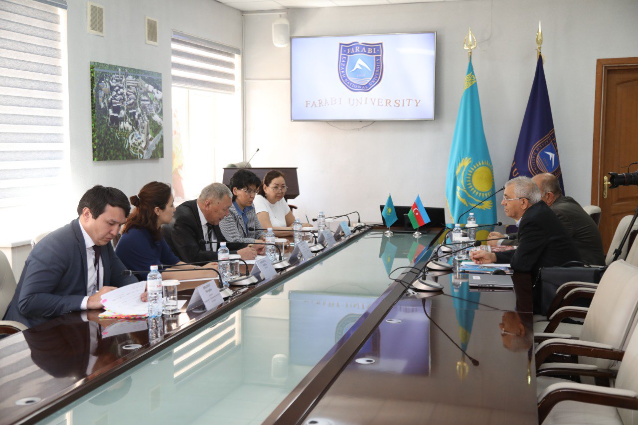 Delegation of Khazar University came to KazNU