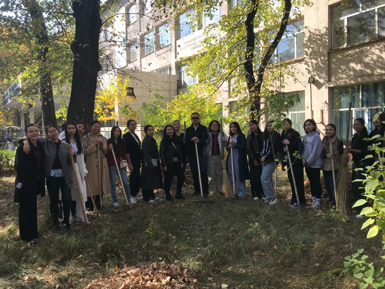 Clean-up day at the faculty