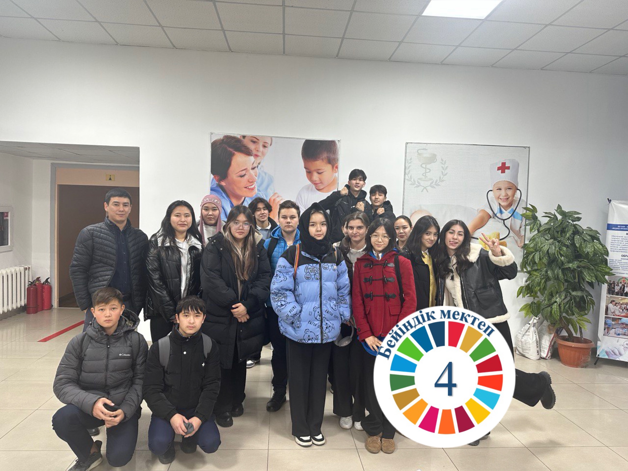 Pupils of the profile school of KazNU visited the simulation center