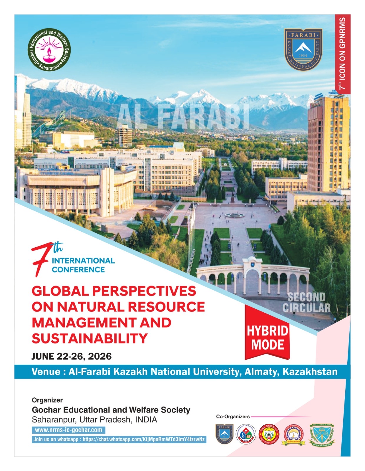 The 7th International Conference GLOBAL PERSPECTIVES ON NATURAL RESOURCE MANAGEMENT AND SUSTAINABILITY