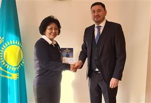 SCIENTIST OF KAZNU WAS AWARDED THE MEDAL "30 YEARS OF DIPLOMATIC SERVICE"