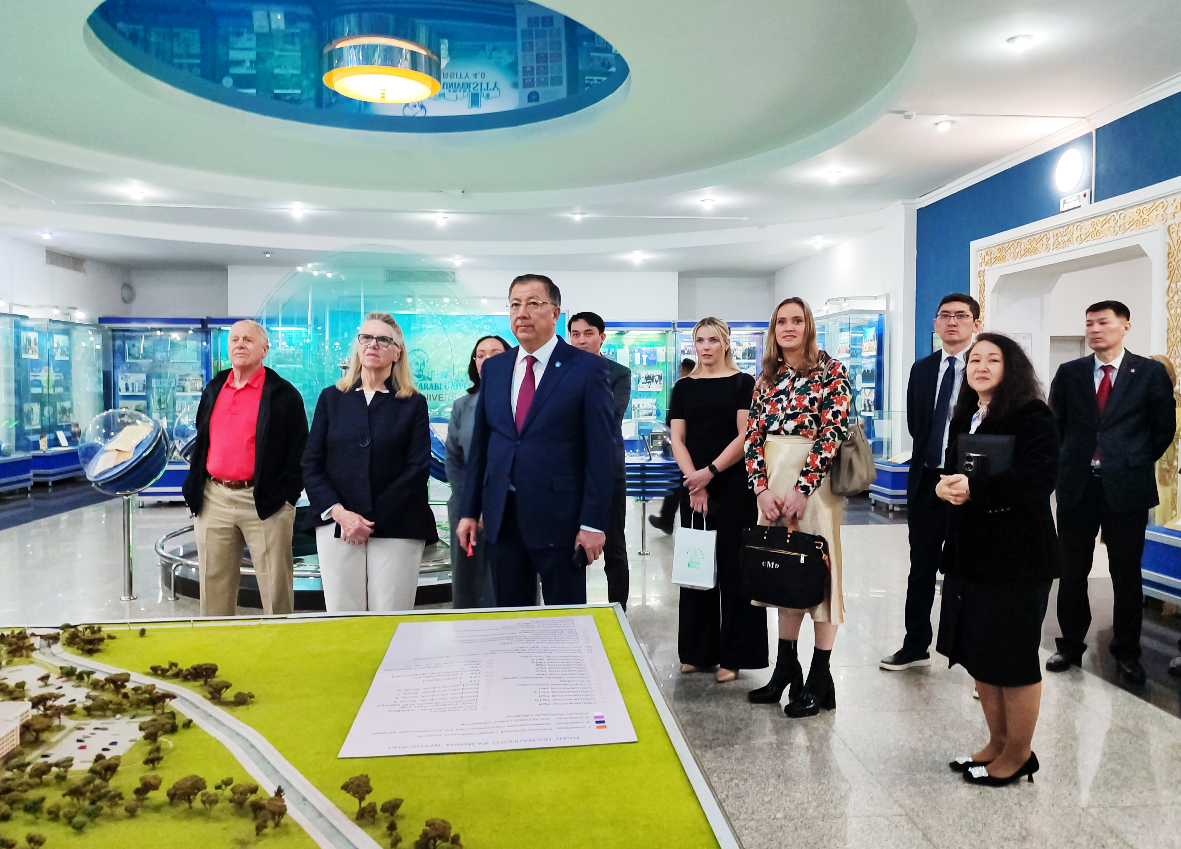 Member of the U.S. House of Representatives Carol Miller visited the Al-Farabi Treasury