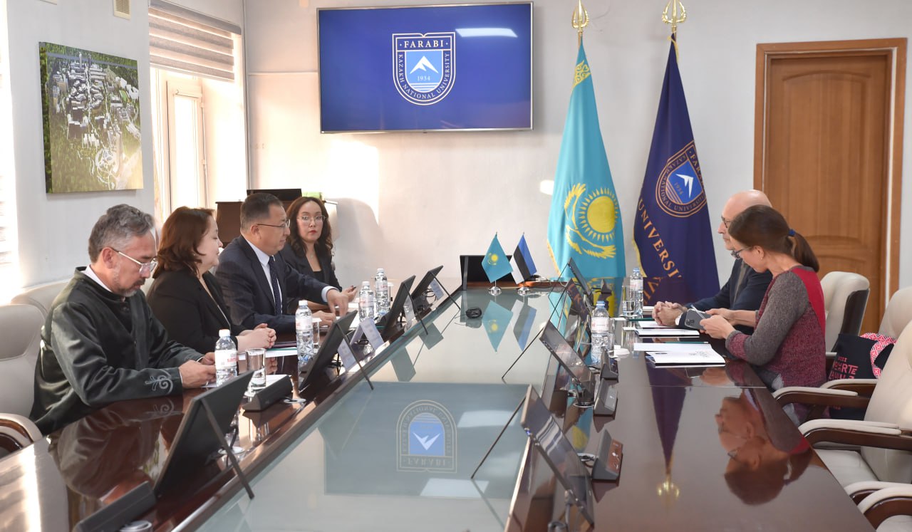Rector of KazNU received the Ambassador of the Republic of Estonia