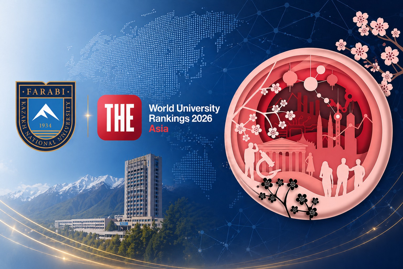 KazNU strengthens its position in Asia University Rankings 2026