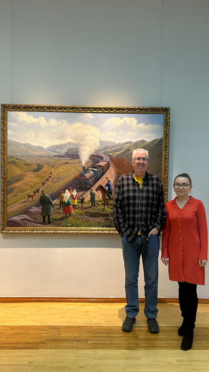 Acquaintance of a USA scientist with the cultural sites of Almaty