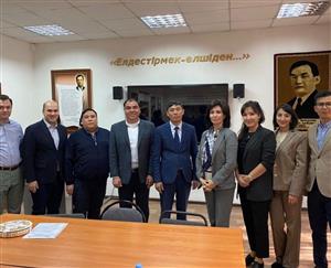 The Faculty administration has held a meeting with Uzbekistani University of World Economy and Diplomacy representatives.