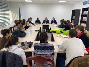 Visit of Regional attache for cooperation and education of the Embassy of the French Republic in Kazakhstan