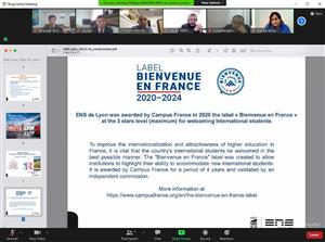 The Faculty will develop cooperation with the Higher Normal School of Lyon (ENS Lyon)