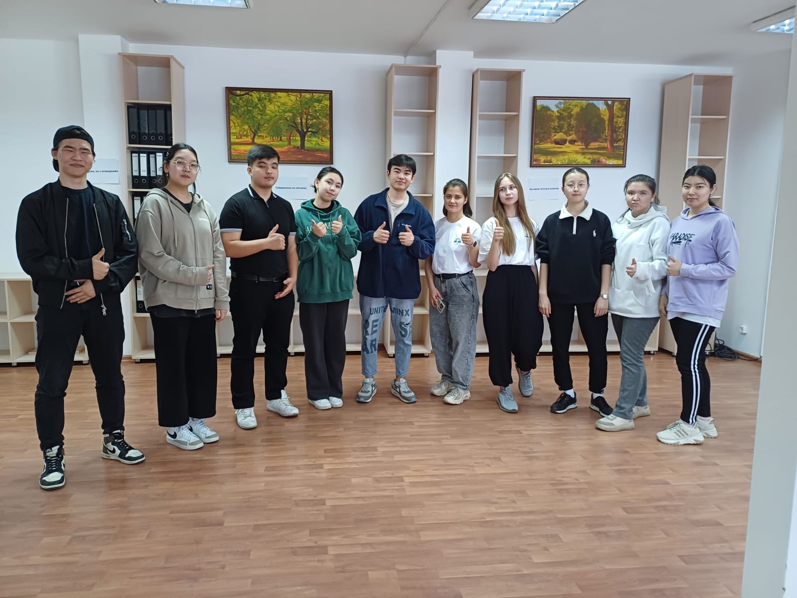 Training seminar with students of the faculty of Law