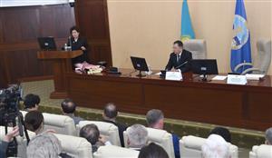 KULYASH SHAMSHIDINOVA GAVE A LEADERSHIP LECTURE AT KAZNU