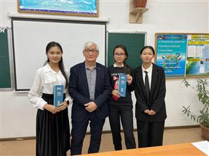 A career guidance meeting was held with students of the secondary school named after Y. Altynsarin