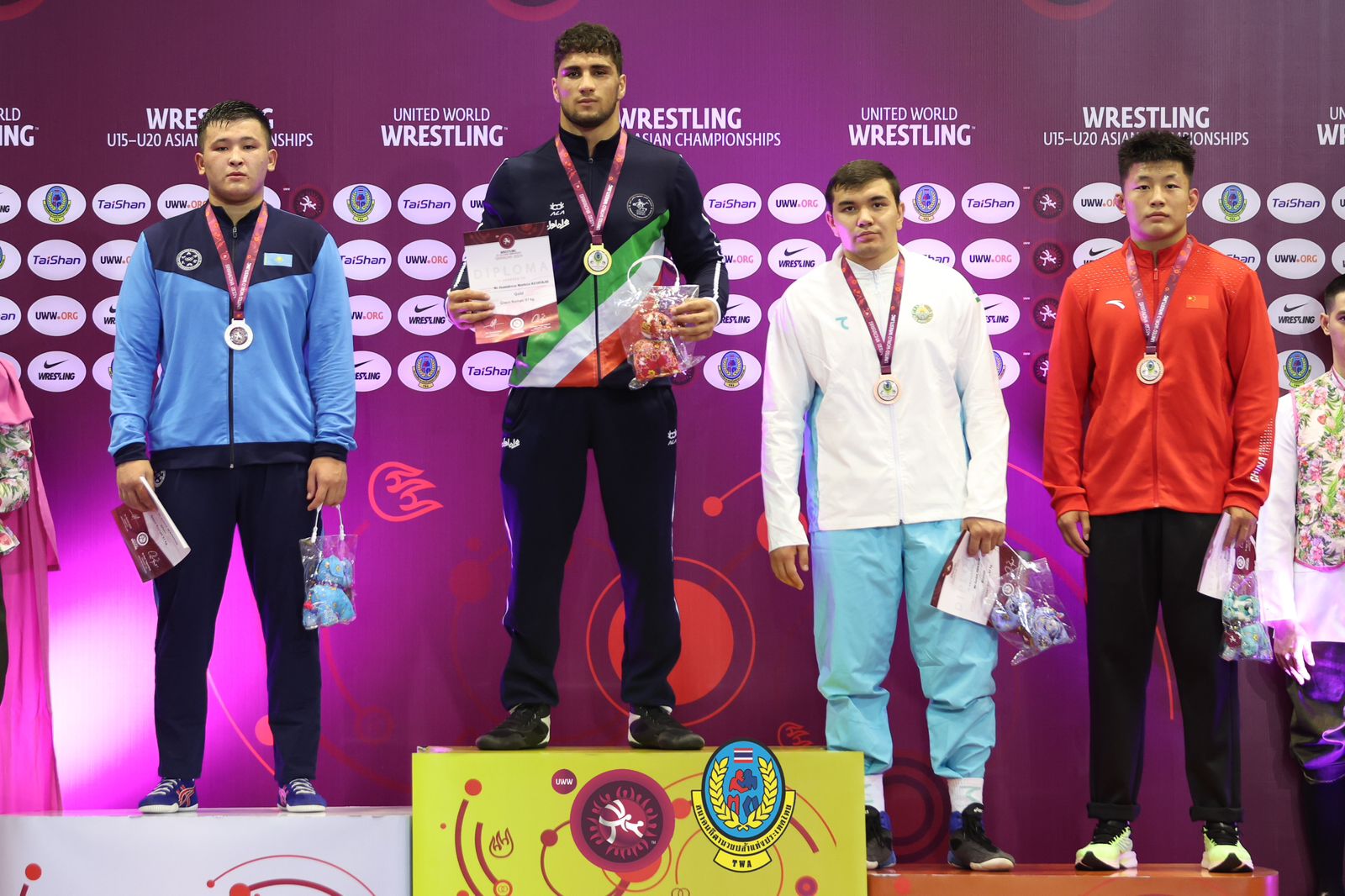 Asian Championship. Greco-Roman wrestling