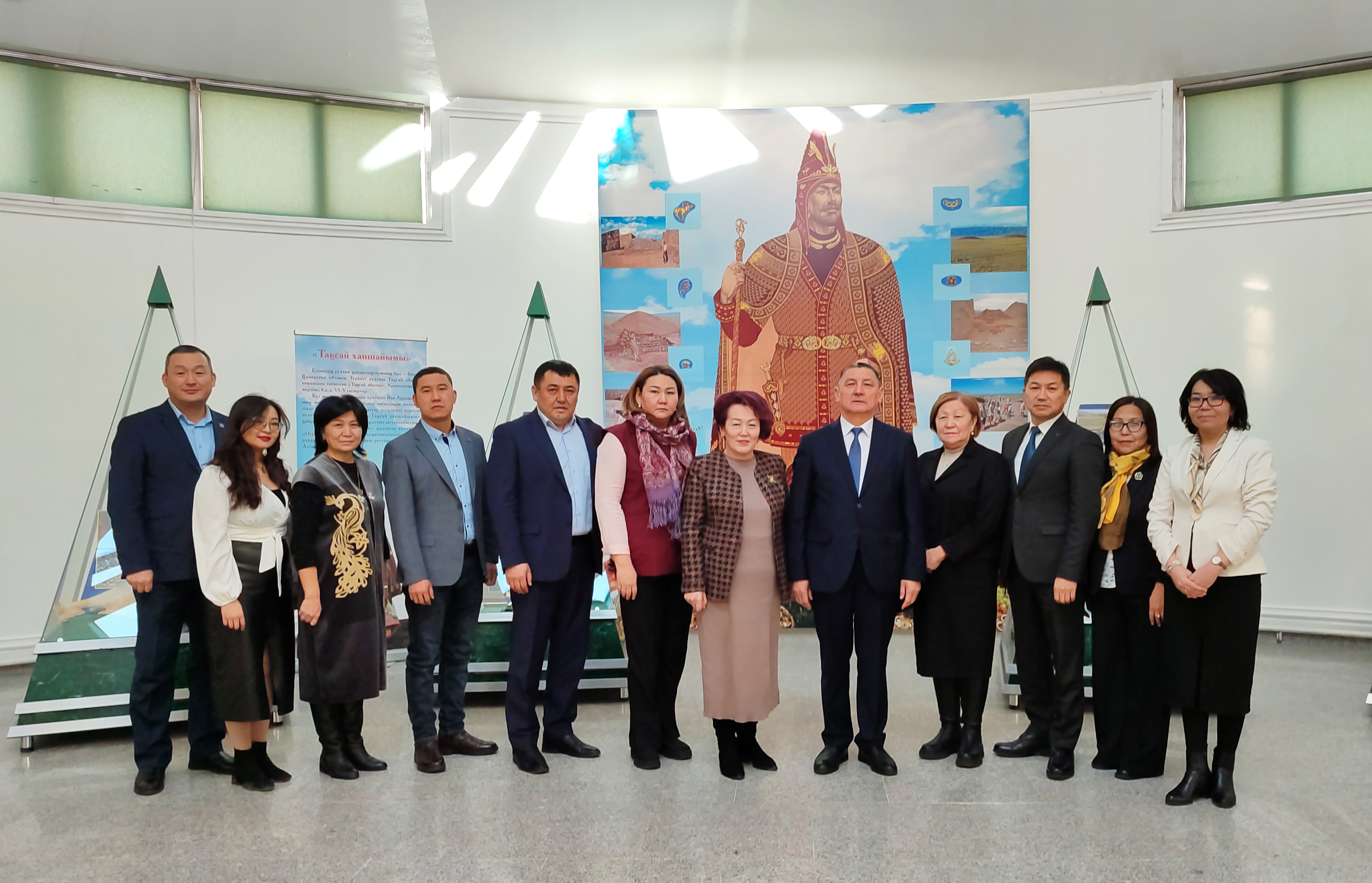 An excursion was conducted for the delegation of the Kyrgyz National University named after Zhusupa Balasagyna headed by Rector Dogdurbek Chontoev
