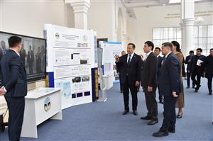 ALTAI KULGINOV TAKES PART IN THE SCIENTIFIC EXHIBITION OF KAZNU SCIENTISTS