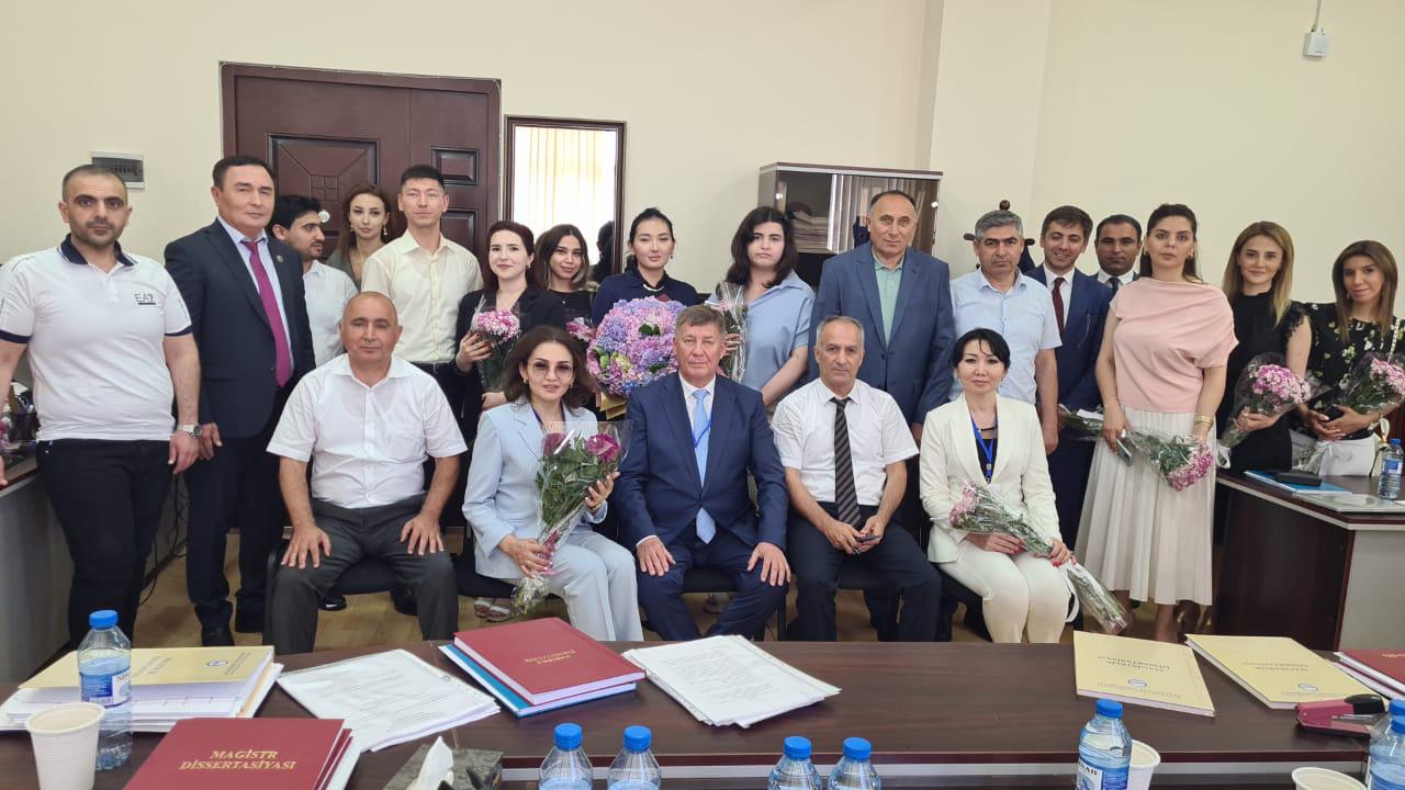 Defense of master's theses of undergraduates in the two–degree educational program "7М04212 - Maritime and Energy Law"
