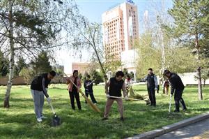 CLEANUP DAY AT KAZNU