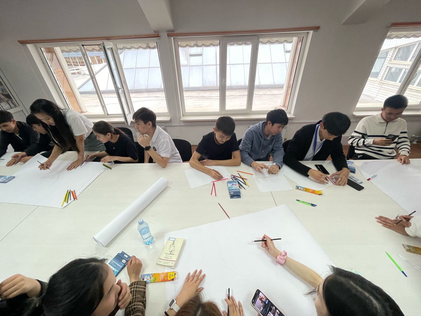 Training seminar with students of the faculties of Philosophy and political science and History