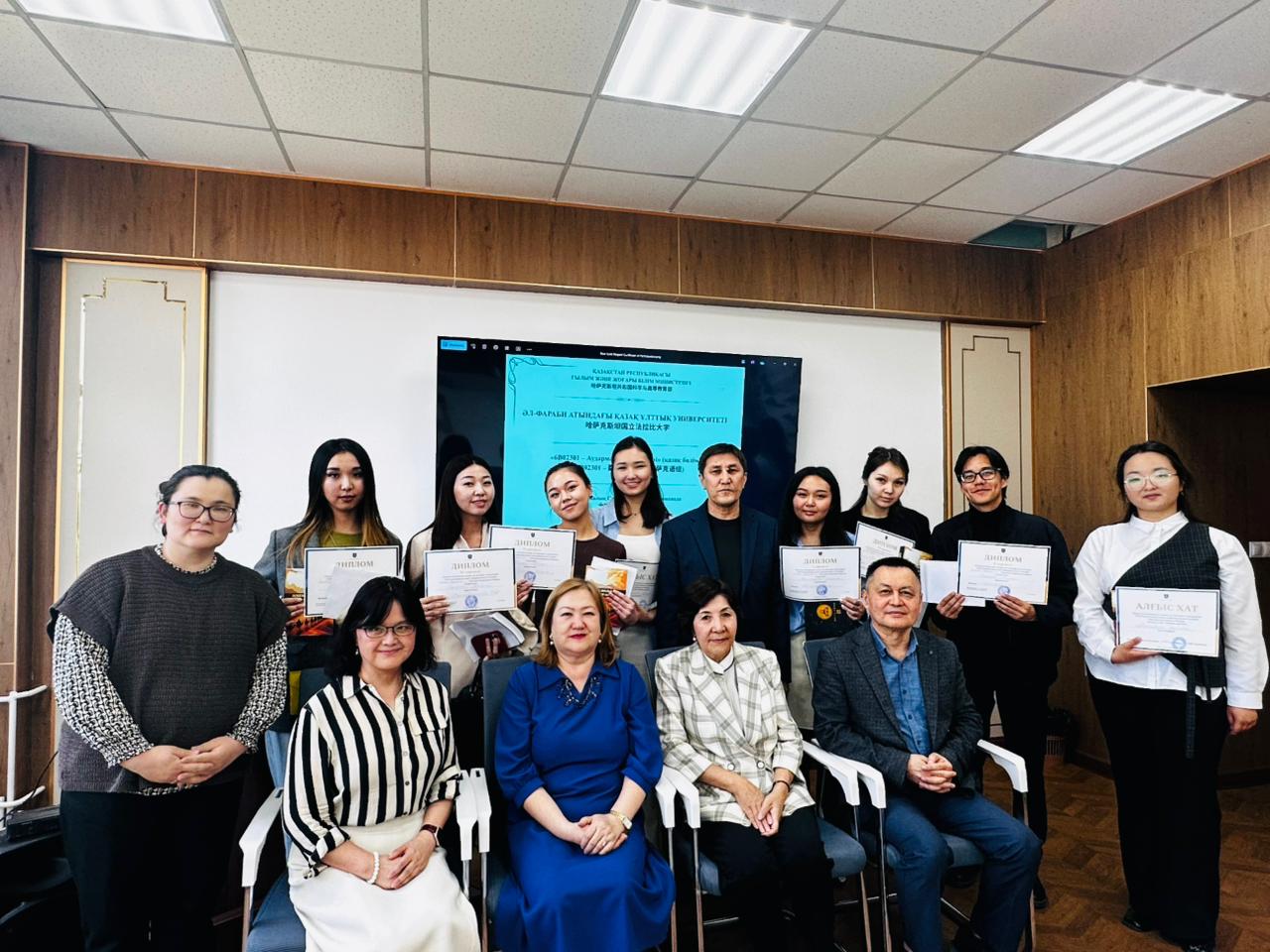 Best Young Chinese Language Translators Identified at Al-Farabi KazNU