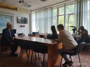 Канал China Global Television Network взял интервью