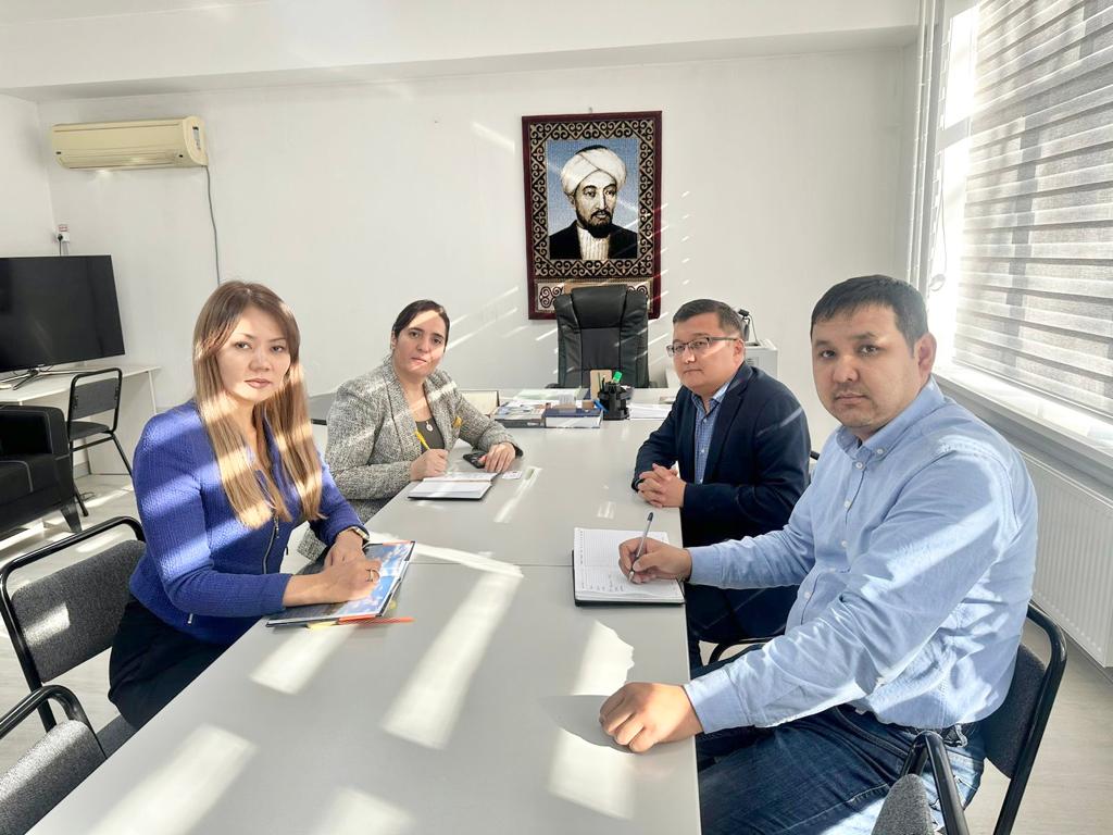 A meeting with Aben Dauren, Head of the International Security Department of the KazISS under the President of the RK