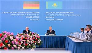 Руководитель КазНУ принял участие в форуме ректоров казахских и немецких вузов