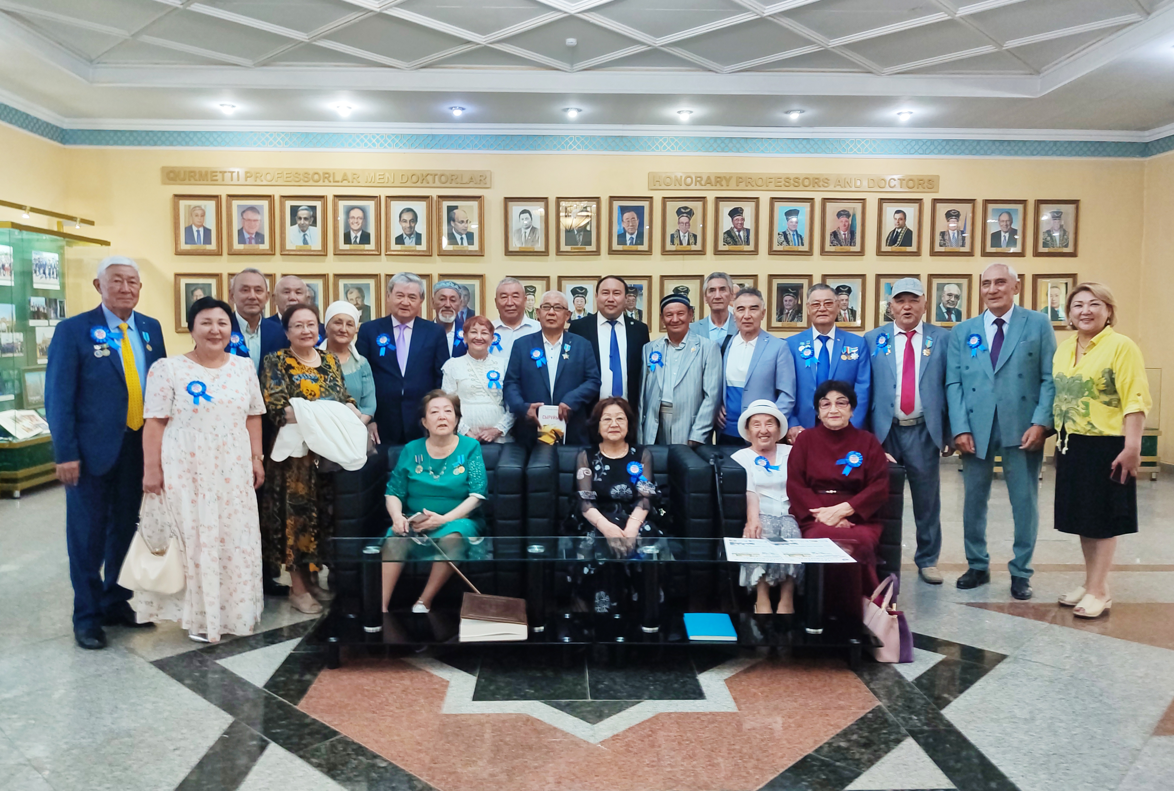 Graduates of the Faculty of Journalism in 1970 at the museum