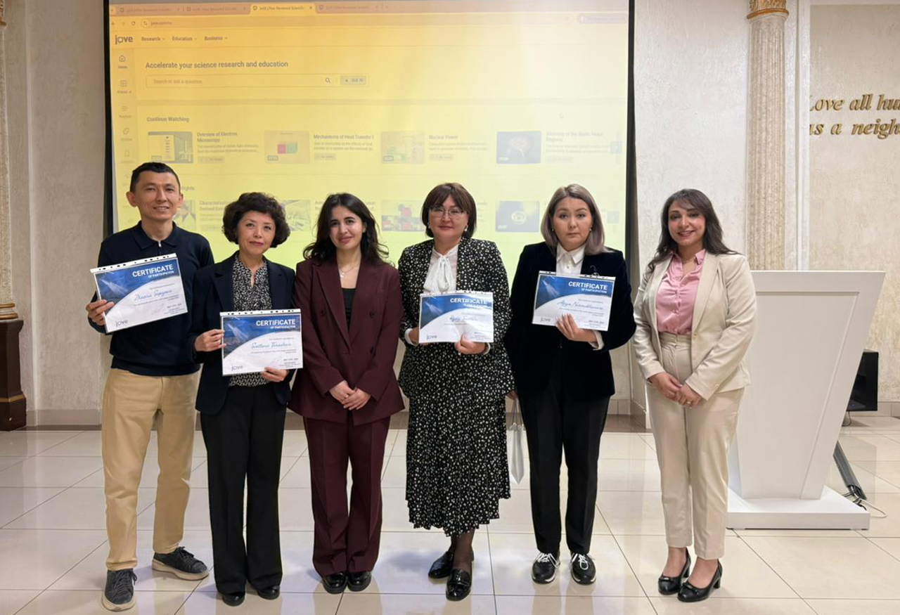 KazNU teachers have become leaders of the international JoVE platform