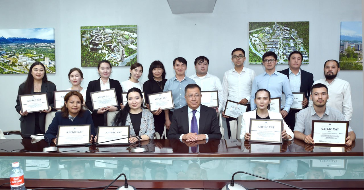 The Rector met with the winners of the Young Scientist competition
