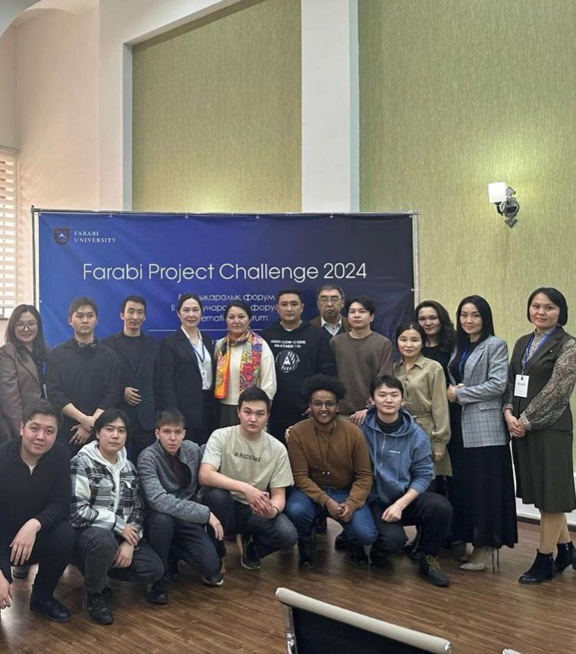 Digital Farabi халықаралық форумында “Farabi Project Challenge” IT жобалар байқауының модераторы болғаны үшін кафедрамыздың аға оқытушысы Түркен Гүлзатқа шын жүректен алғыс айтамыз!