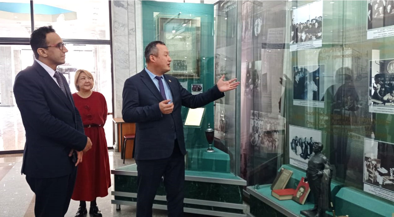 Saleh Fahd Albedah, Deputy Ambassador of the Kingdom of Saudi Arabia, arrived in KazNU for further cooperation in the field of science, innovation, and technology