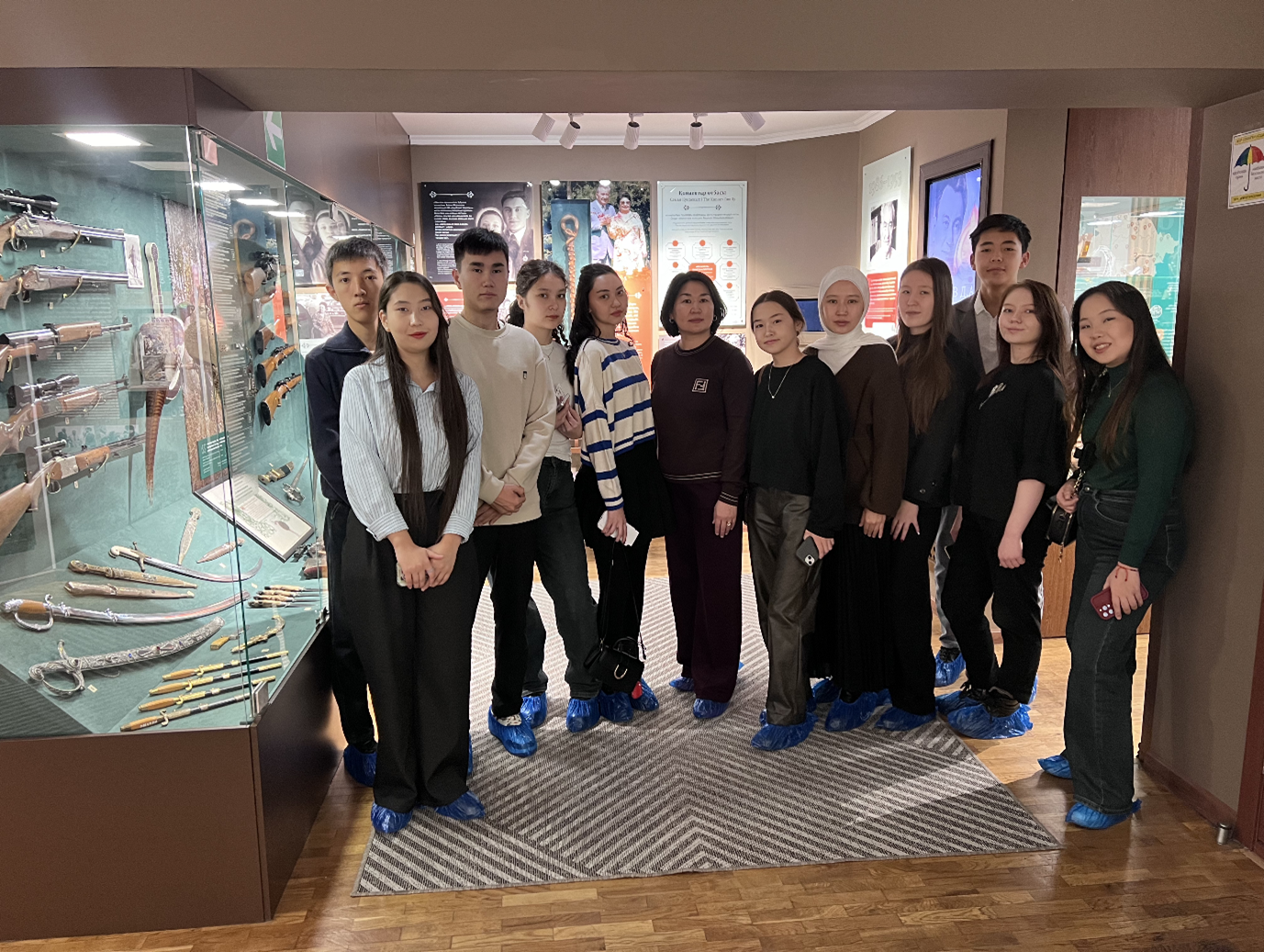 Students of the Department of Mathematical and Computer Modeling visited D. A. Kunaev's Museum-Apartment with their Curator-Advisor