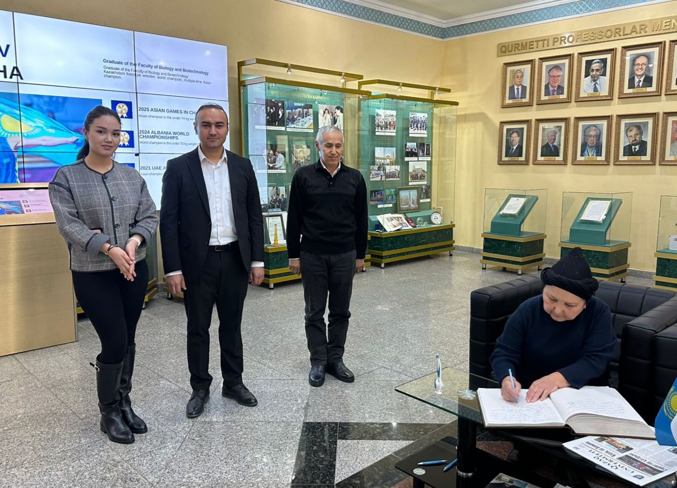 Faculty Members of Tashkent State Medical University Visited Al-Farabi KazNU
