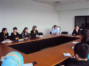 The meeting with professor V.A.Kurdiumov.