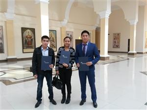 The ceremony of awarding an annual POSCO foundation scholarship