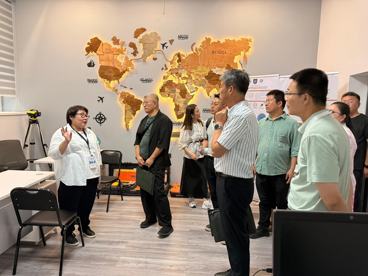 Modern Research Infrastructure of the Faculty Presented to International and Kazakhstani Scientists